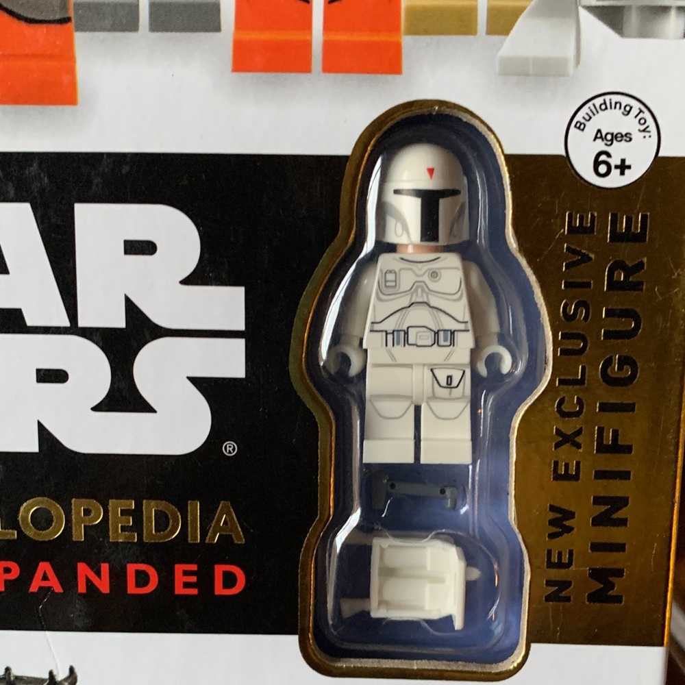 Lot of 3 LEGO Star Wars Character Encyclopedias intact Minifigure Boba Fett Rare